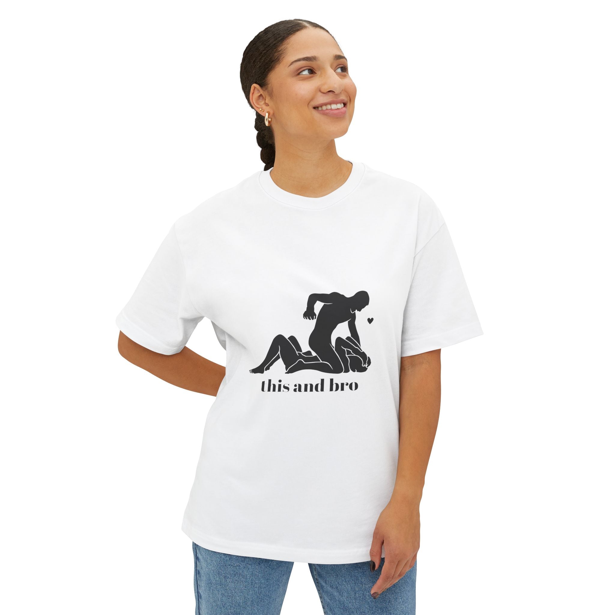 Boxing Tee Shirt - Unisex Oversized Boxy Tee