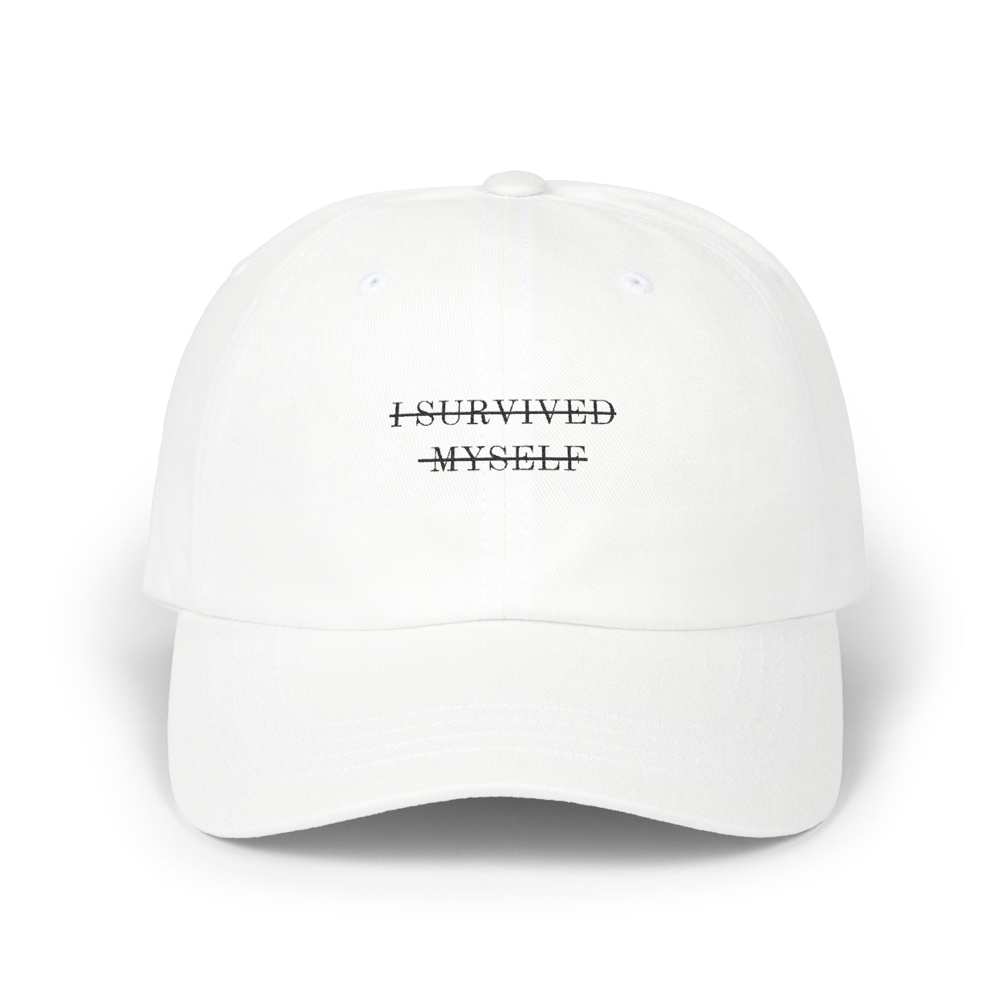 Dad Cap - 'I Survived Myself' Classic Cap for Everybody
