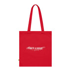Fear is a Choice Organic Cotton Tote Bag, Eco-Friendly Shopping Bag, Reusable Grocery Tote, Motivational Gift, Sustainable Tote