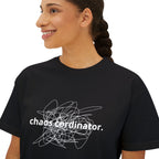 Chaos Coordinator Women's Boxy Tee | Relaxed Fit Graphic Top, Casual Wear, Gift for Her, Everyday Comfort, Fun Statement Shirt