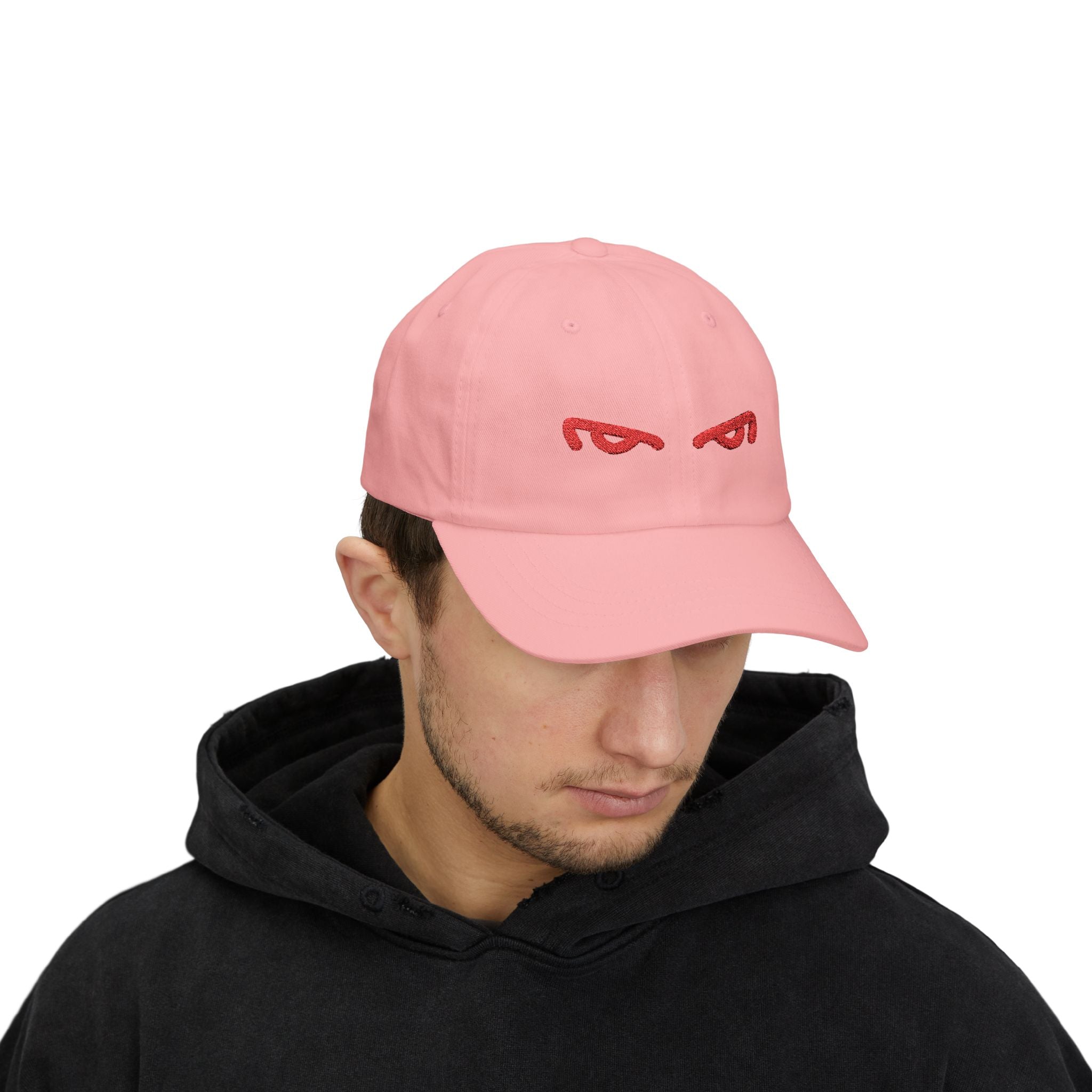 Red Eye Dad Cap - Angry Eye Casual Hat