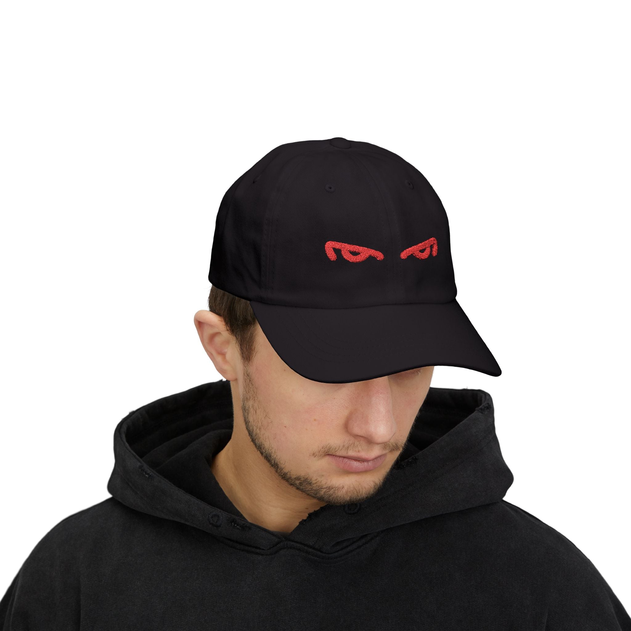 Red Eye Dad Cap - Angry Eye Casual Hat