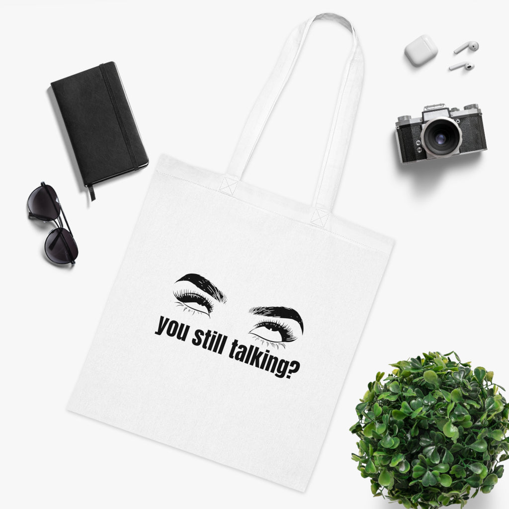 Chic Cotton Tote for Everyday Essentials, Funny Tote Bag, Gift for Friends, Eco-Friendly Shopping Bag, Casual Use, Statement Tote