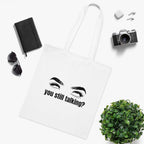 Chic Cotton Tote for Everyday Essentials, Funny Tote Bag, Gift for Friends, Eco-Friendly Shopping Bag, Casual Use, Statement Tote