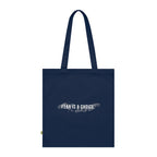 Fear is a Choice Organic Cotton Tote Bag, Eco-Friendly Shopping Bag, Reusable Grocery Tote, Motivational Gift, Sustainable Tote