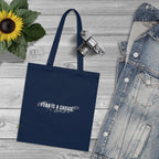 Fear is a Choice Organic Cotton Tote Bag, Eco-Friendly Shopping Bag, Reusable Grocery Tote, Motivational Gift, Sustainable Tote