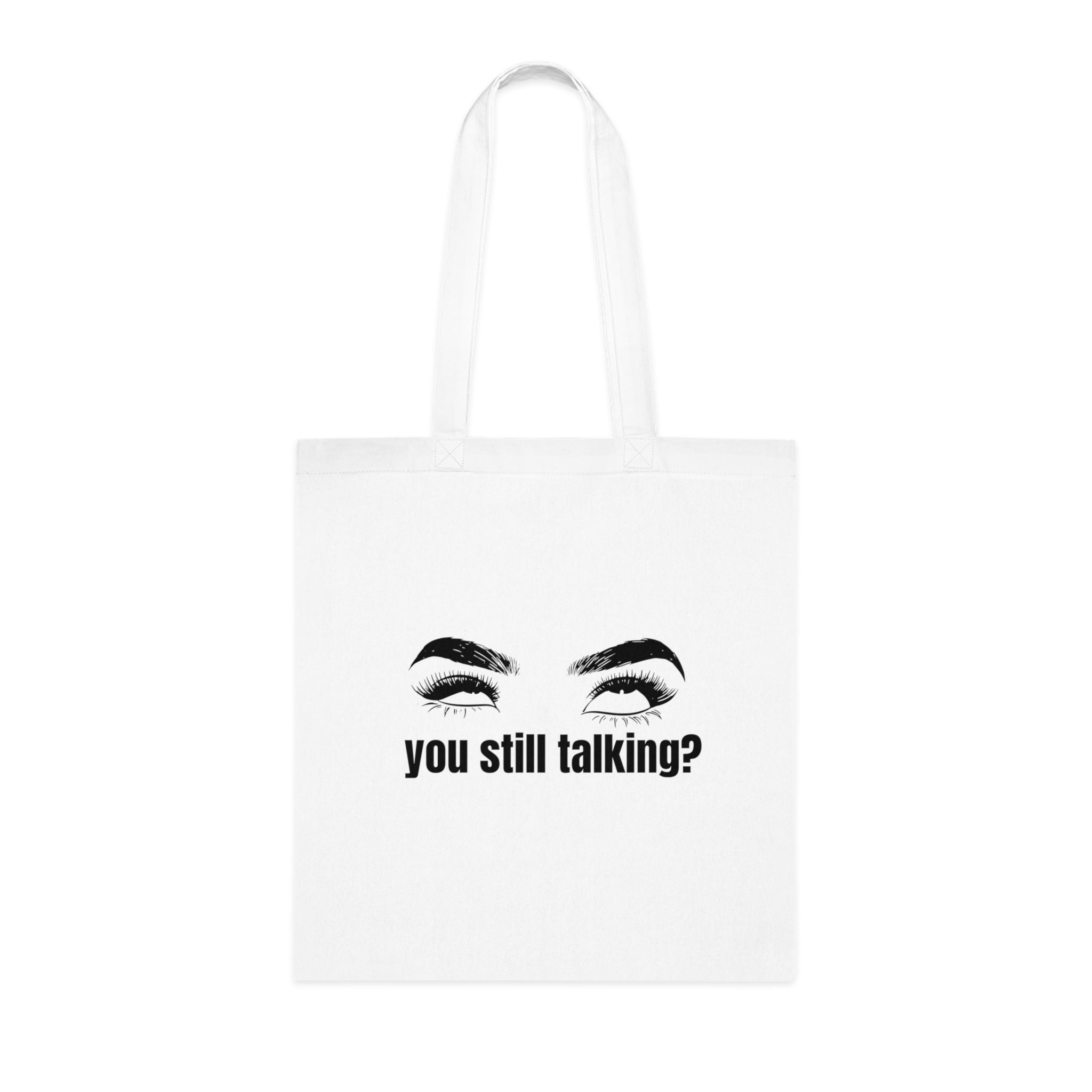 Chic Cotton Tote for Everyday Essentials, Funny Tote Bag, Gift for Friends, Eco-Friendly Shopping Bag, Casual Use, Statement Tote